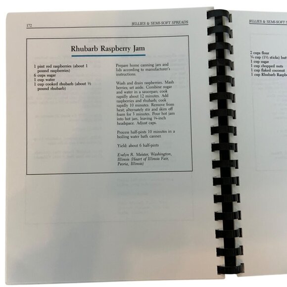 Ball Blue-Ribbon Cookbook First Edition 1992 Spiral Bound Recipe Book - Picture 15 of 15